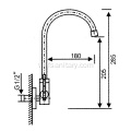 Máy trộn nhà bếp tiết kiệm nước Tap Đồng thau đơn lạnh